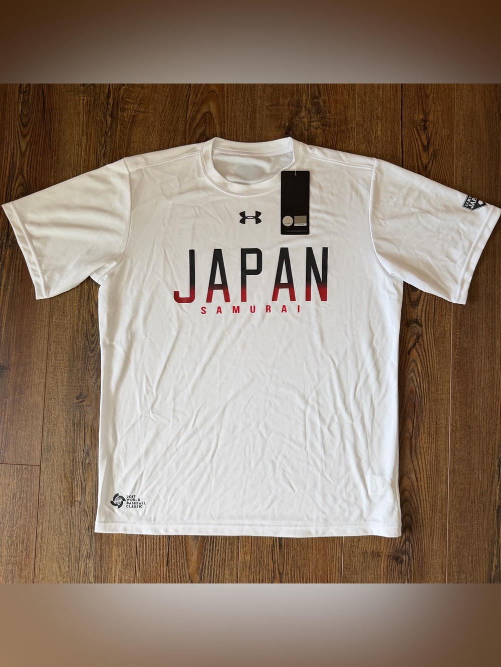Under Armour Samurai Japan t-shirt featuring 2017 World Baseball Classic graphic